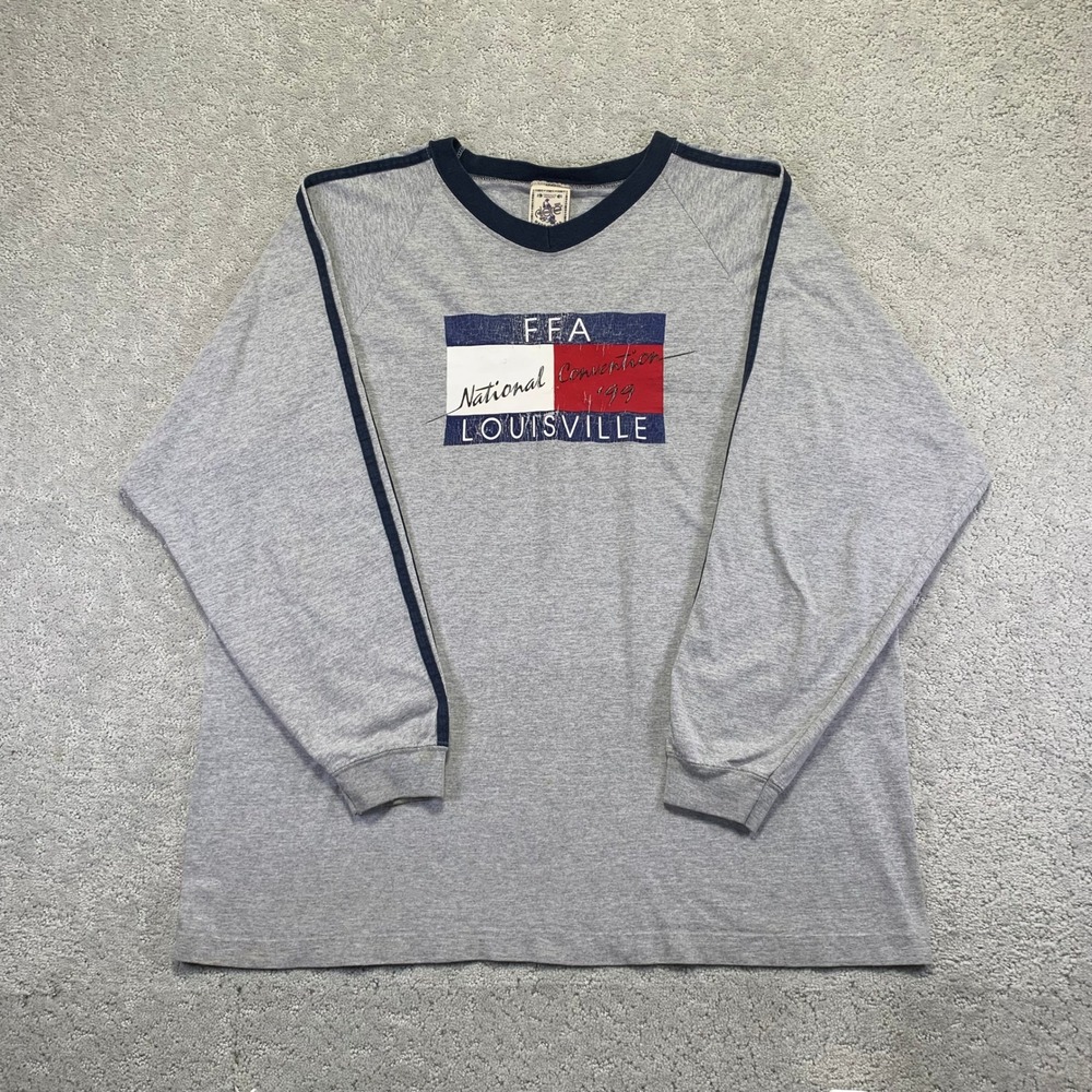 VINTAGE 1999 FFA National Convention Longsleeve T-Shirt XXL Grey Louisville